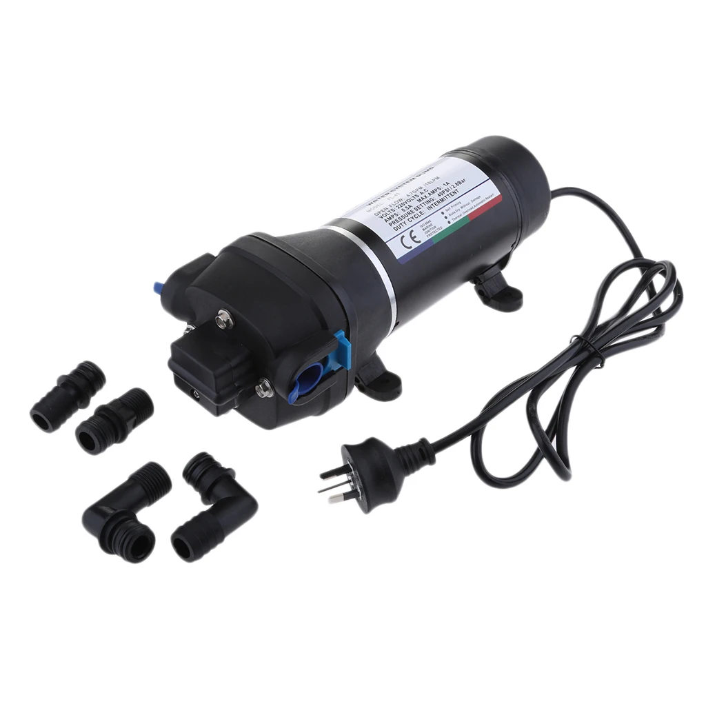 220 В Морской Электрический диафрагменный самовсасывающий насос для лодки