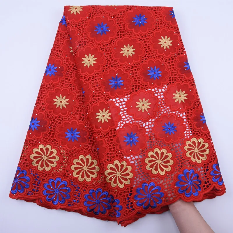 African Dry Lace Fabric High Quality Swiss Voile Laces In Switzerland Stones Nigerian Women Man Polish For Wedding Y1822 | Дом и сад