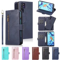 removable leather case for huawei p30 pro p40 lite p20 mate 30 pro magnet wallet cover for huawei mate 20 lite mobile phone bag