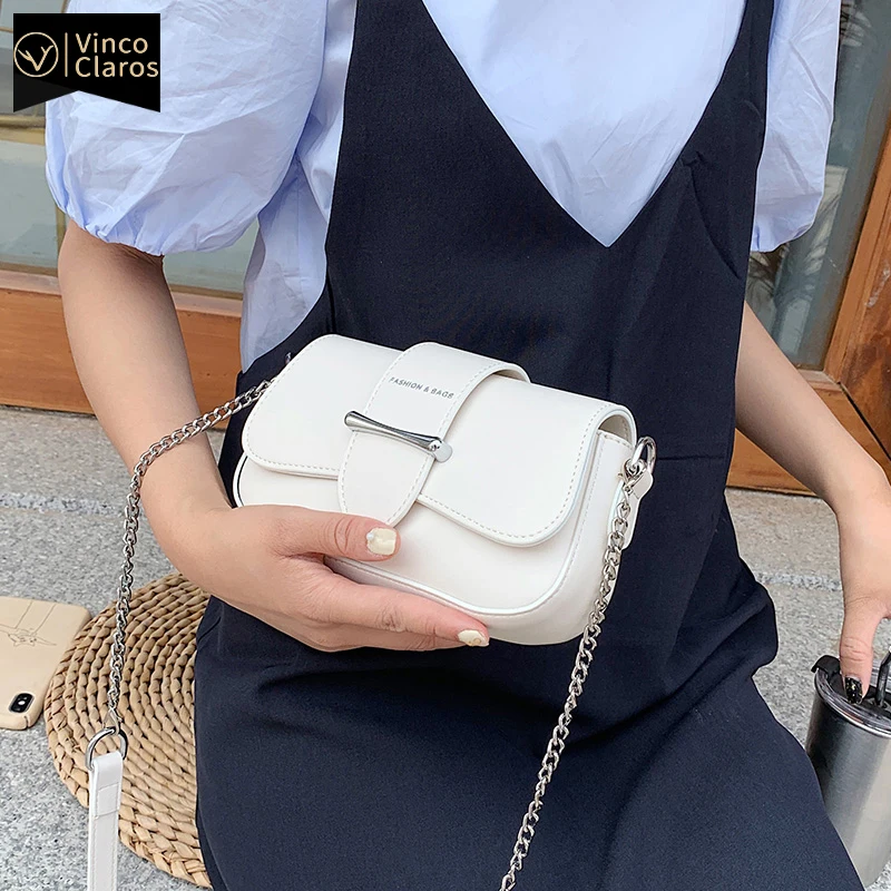 Модные элегантные женские сумки с цепочкой ручные Высокое качество PU кожаная