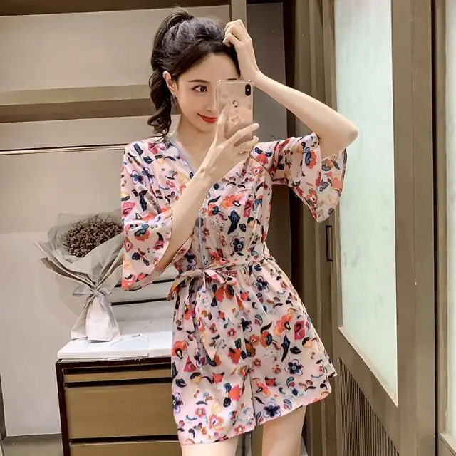 Женский комбинезон с широкими штанинами элегантный офисный расклешенными