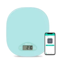 bluetooth smart food scale kitchen weight measurement appliance 5kg nutrition scale weighing record diary tracking