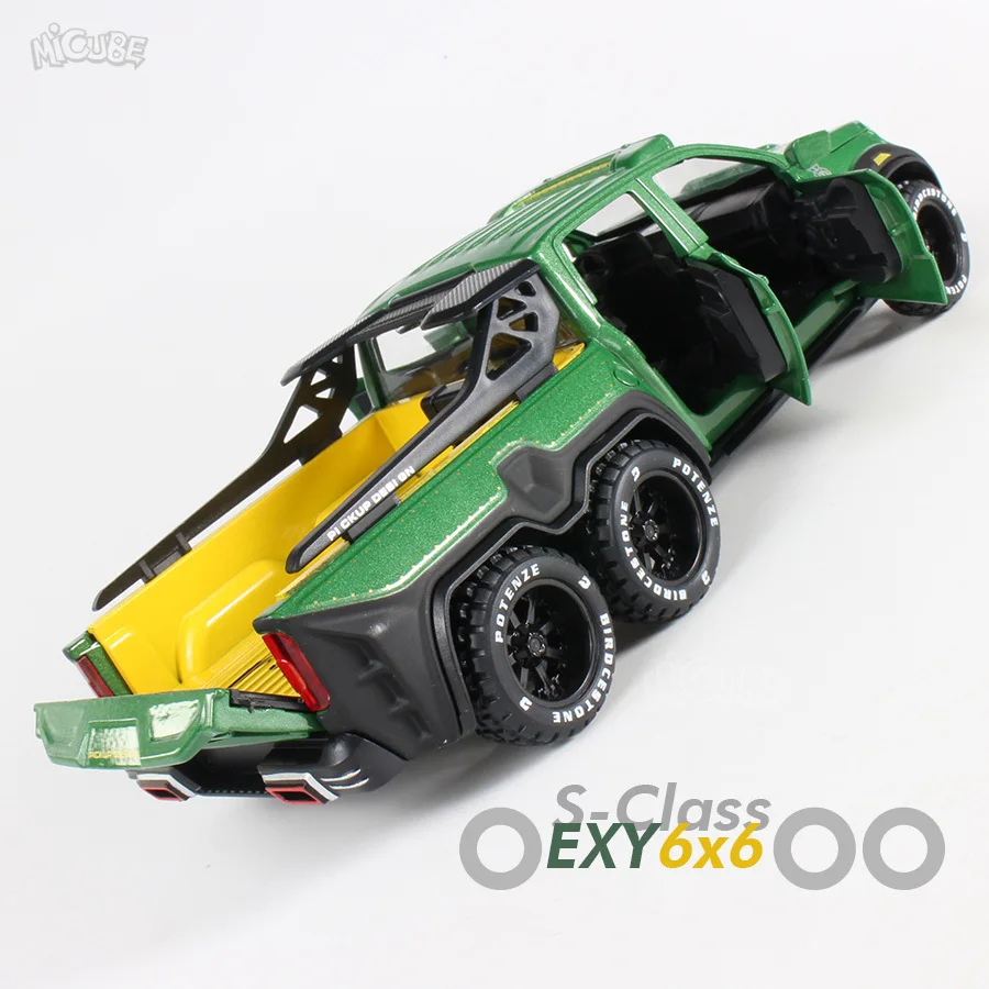 

BENZ X-CALSS EXY 1:28 Alloy Pickup Truck Diecast Car Model Toys 1/32 Simulation Model Car Sound Light Boy Toy Pull Back Vehicle