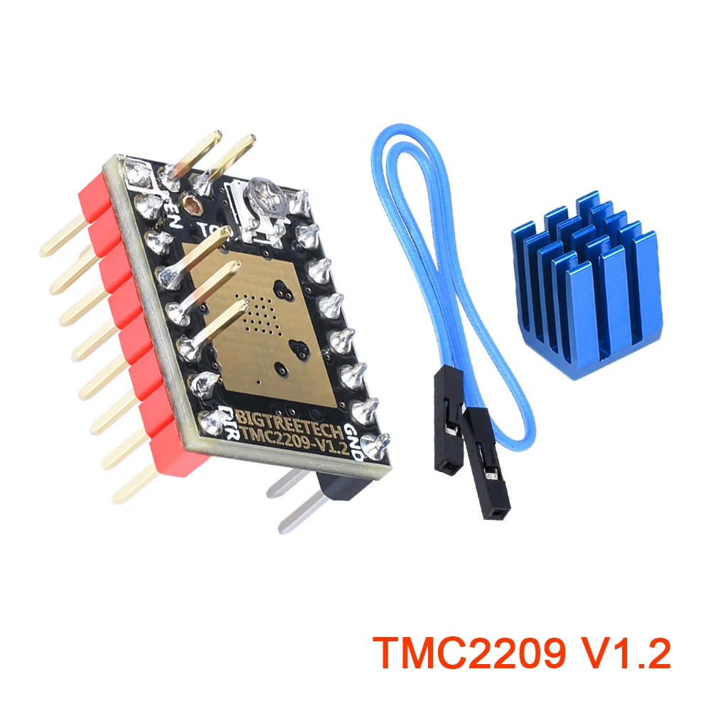 BIGTREETECH TMC2209 V1.2 бесшумный StepStick шаговый двигатель драйвер контроллер обновление