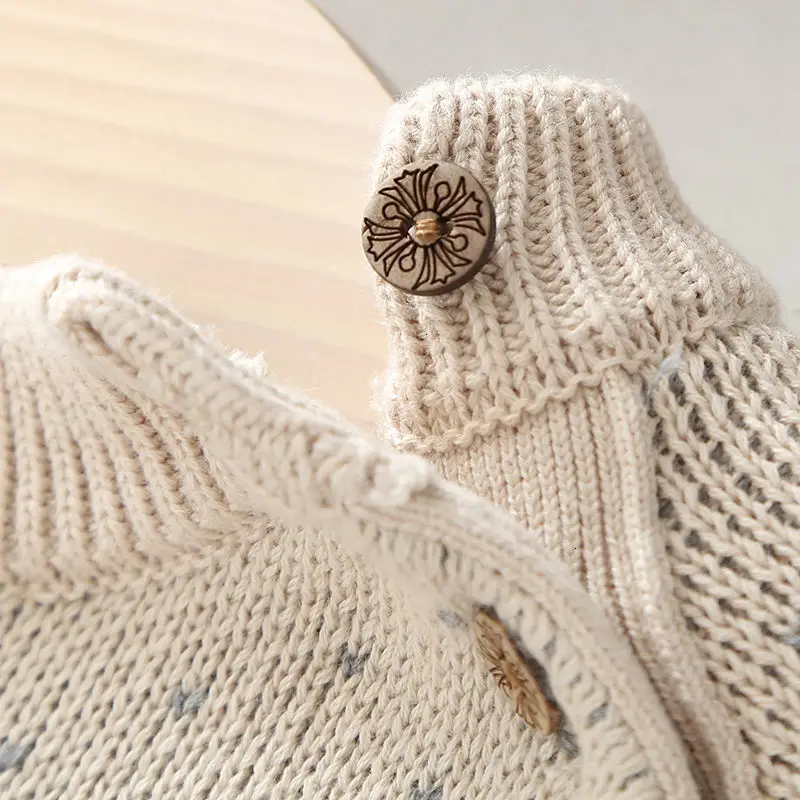 Новые детские свитера осенне зимний Модный хлопковый пуловер с принтом для