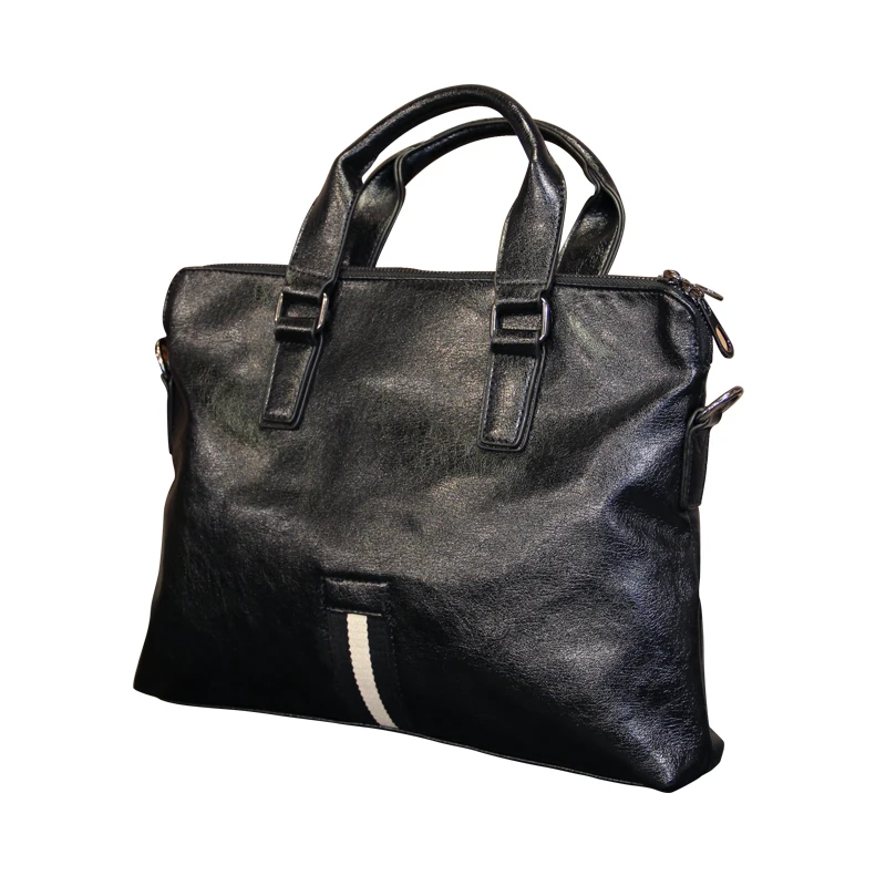 Брендовая модная качественная сумка для ноутбука из искусственной кожи мужские