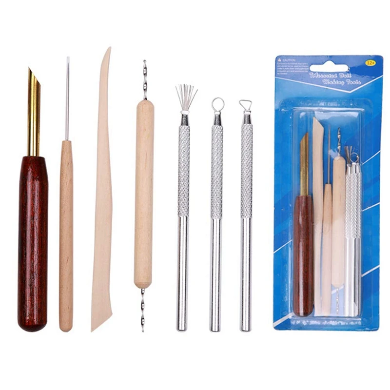 7 шт. керамическая глина набор инструментов гончарная и инструменты Инструменты