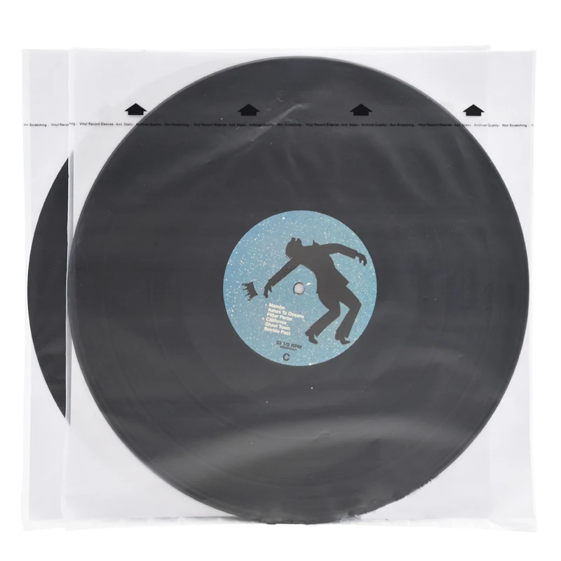 LEORY 20Pcs 12inch Vinyl-Record Protecter LP-Record HDPE Bags Antistatic Sleeves Inner Plastic Cover Container