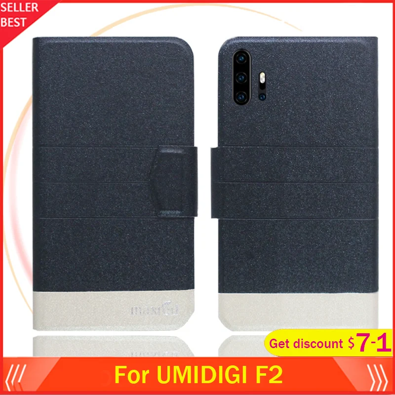 5 цветов горячей! UMIDIGI F2 чехол 6 53 &quotфлип ультратонкий кожаный эксклюзивный для