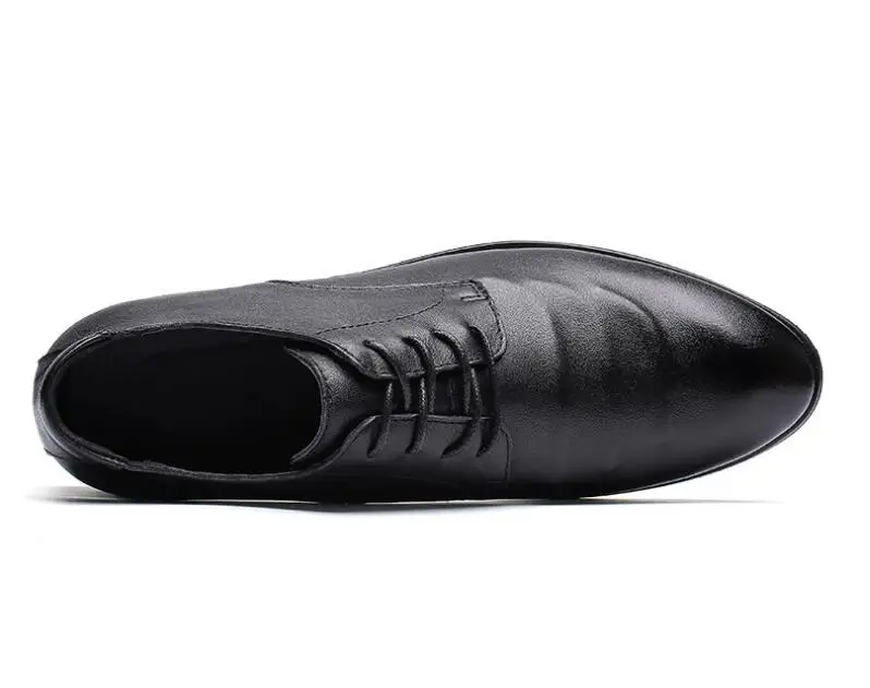 Мужские деловые туфли новинка весны 2020 классические большого размера с острым