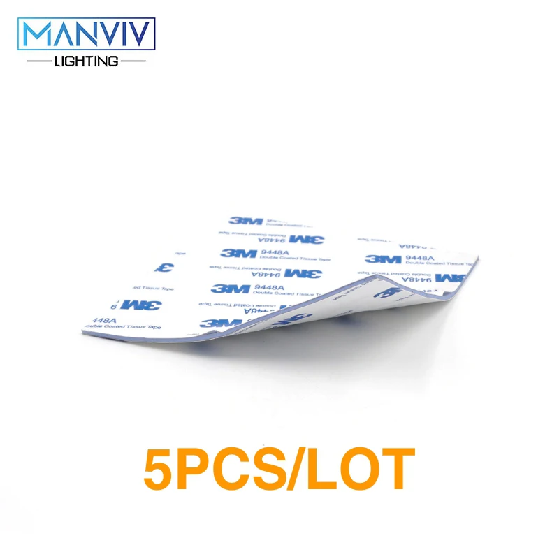 5 шт. двухсторонние наклейки силикагелевая накладка 3 м светодиодный чип