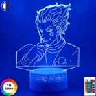 Аниме 3d ночной Светильник Hunter X Hunter Hisoka фигурка ночной Светильник для детской спальни Декор Рождественский подарок HxH акриловая настольная лампа