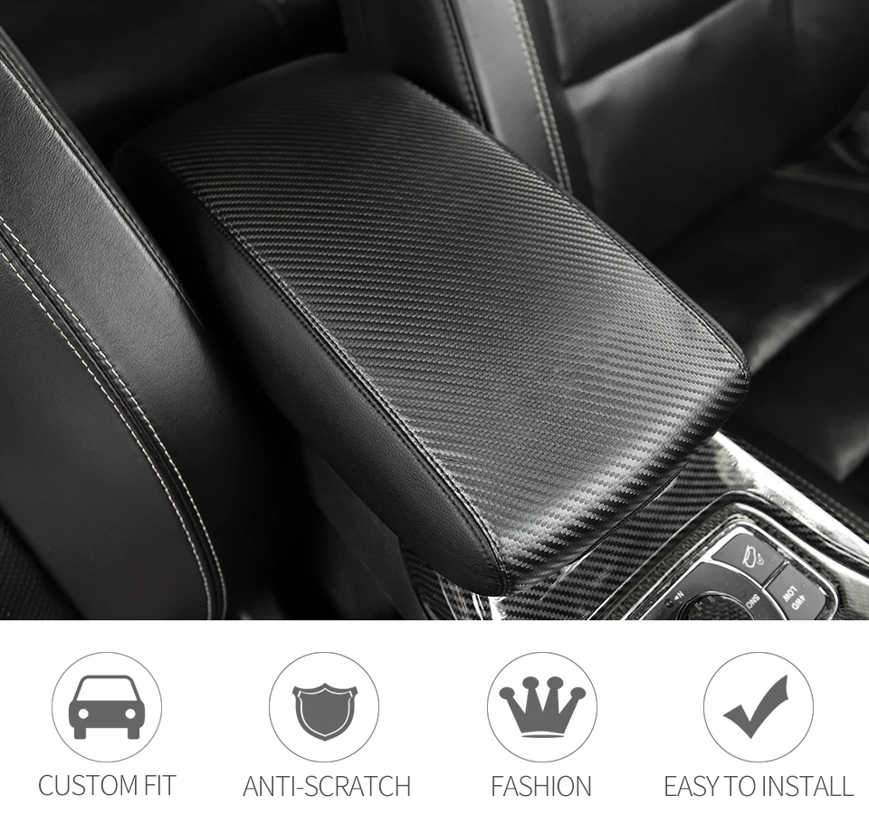 JHO автомобильный подлокотник для 2011- Jeep Grand Cherokee 2013 12 салонные аксессуары подлокотник коробка крышка