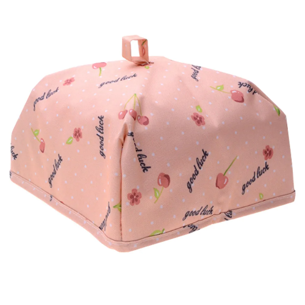 

Creative foldable dining table cover kitchen food insulation cover food dust cover