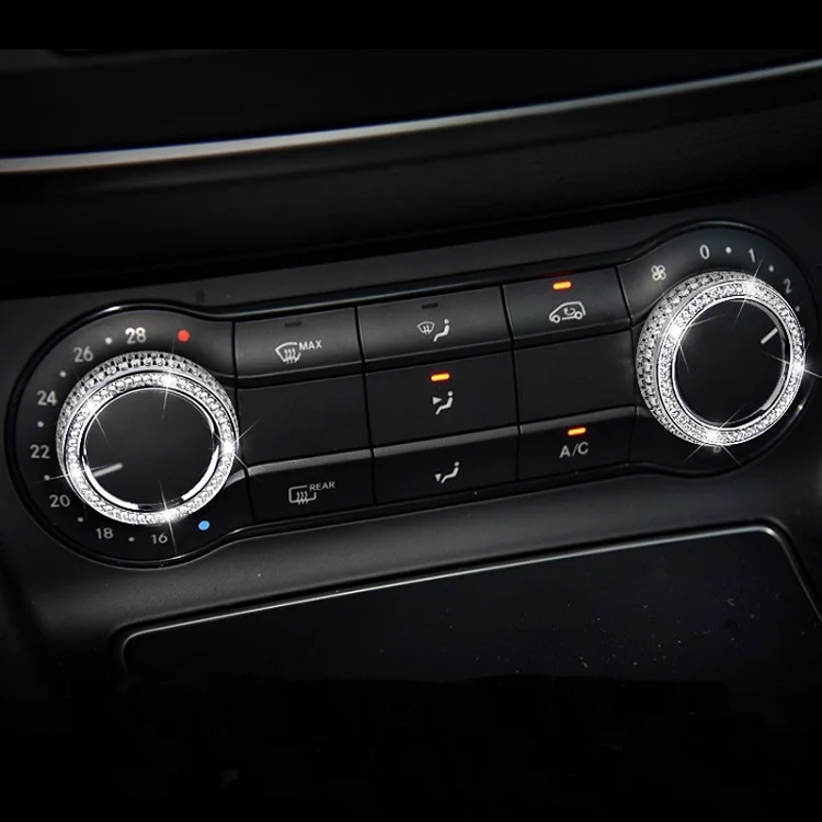 Silver Внутренняя отделка автомобиля алмаз для Mercedes-Benz аксессуары GLA200 CL220 cl260 cl200 Benz автомобиль свет Трансмиссия дизайн - Название цвета: Silver