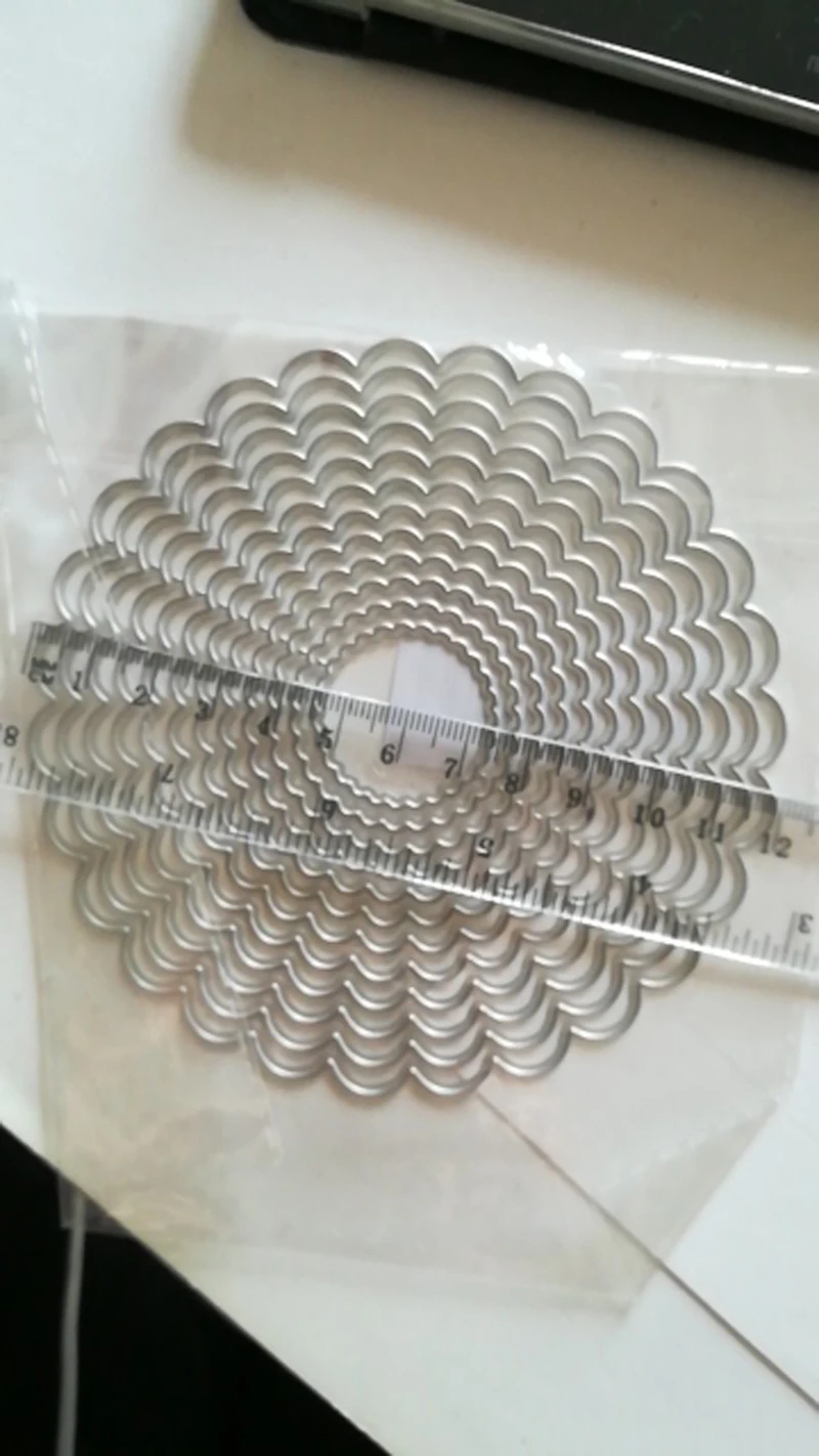 10 шт. гребешок Рамка металлический Трафаретный вырубной штамп Скрапбукинг