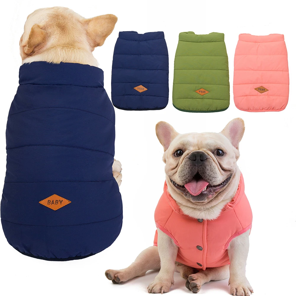 Водонепроницаемая мягкая одежда для домашних животных пальто французского