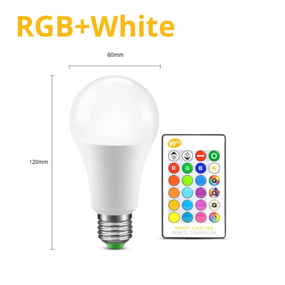 Remote RGBW Умный дом жизнь светодиодный вспышка с WiFi лампа E27 RGBW RGBWW умная лампа музыка Bluetooth 4,0 приложение управление/ИК пульт дистанционного управления Домашний Светильник ing - Цвет: Remote RGBW