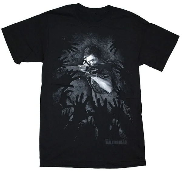 

The Walking Dead Daryl's Crossbow Adult T-shirt Fashion Short Sleeve T Shirt for Mens