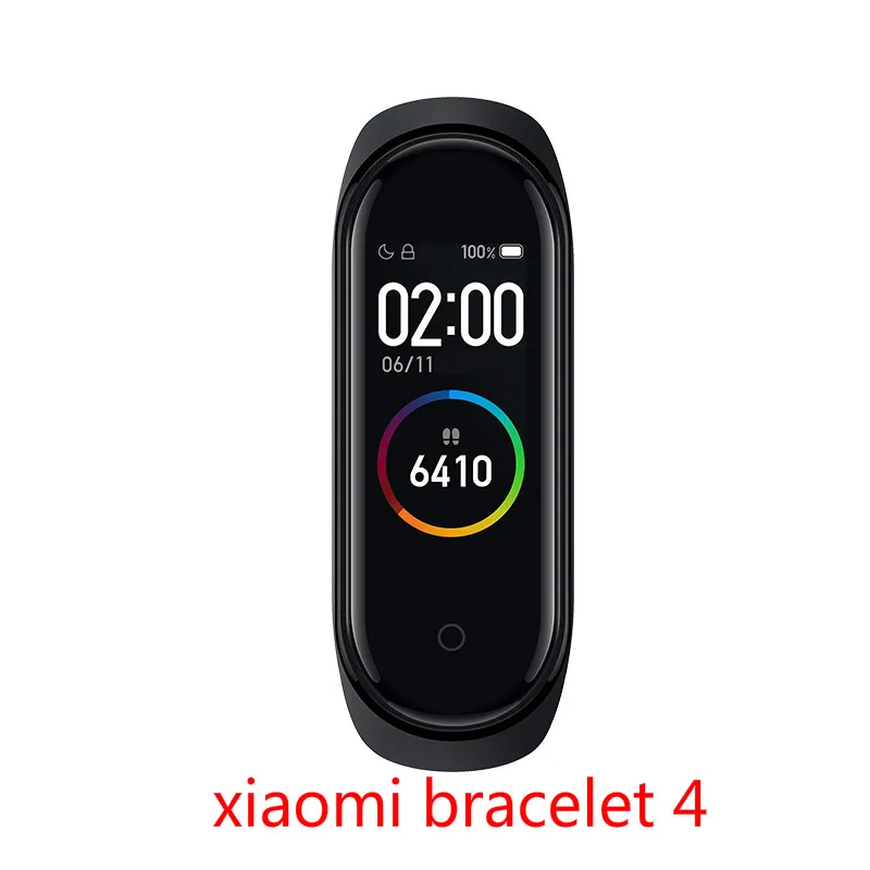 Влагостойкий смарт браслет Xiaomi Mi Band 4 спортивный трекер Bluetooth 3 цвета дисплей
