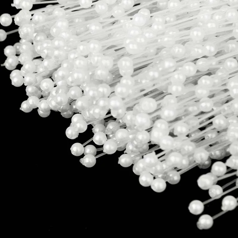 Искусственный жемчуг бусина спреи букет торт цветок ремесло пакет Approx.100 стебли