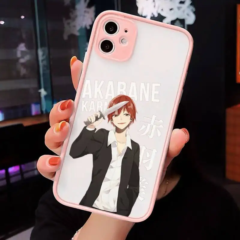 

Japan anime Assassination Classroom Phone Cases matte transparent For iphone 7 8 11 12 plus mini x xs xr pro max cover
