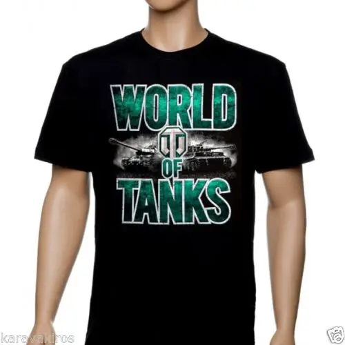 Футболка World of Tanks 100% хлопок новинка S L XL XXL летняя Мужская модная футболка удобная