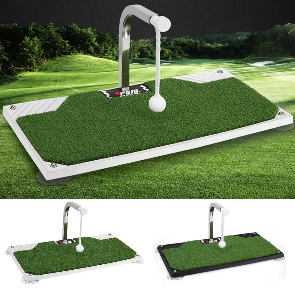 

Indoor 360-degree Rotating Golf Trainer Swing Trainer Percussion Mat Golf Auxiliary Trainer Portable Golf Course