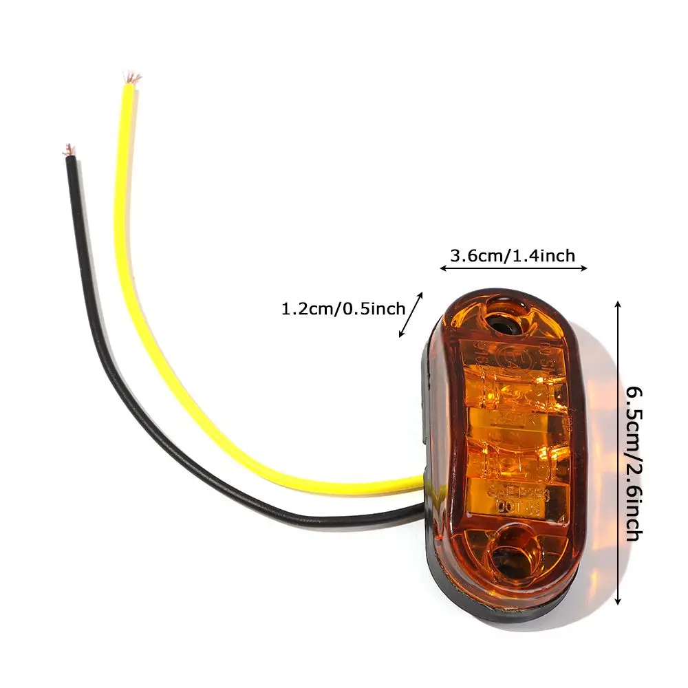Прочный задний фонарь для прицепа грузовика s 12 В 2 светодиода стоп светильник