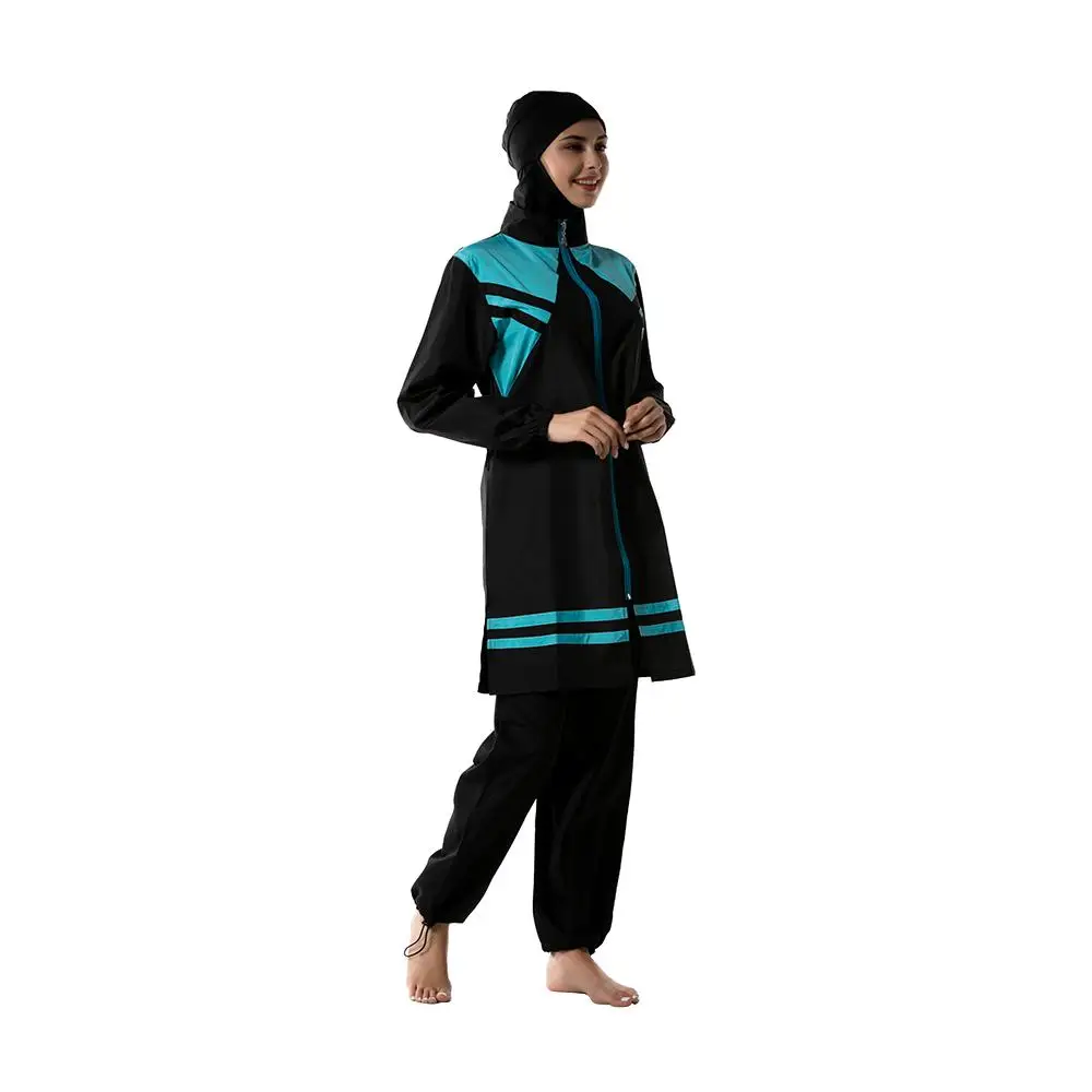 Новинка 2020 купальник Burkini для мусульманских женщин 3 шт. хиджаб купальный костюм с
