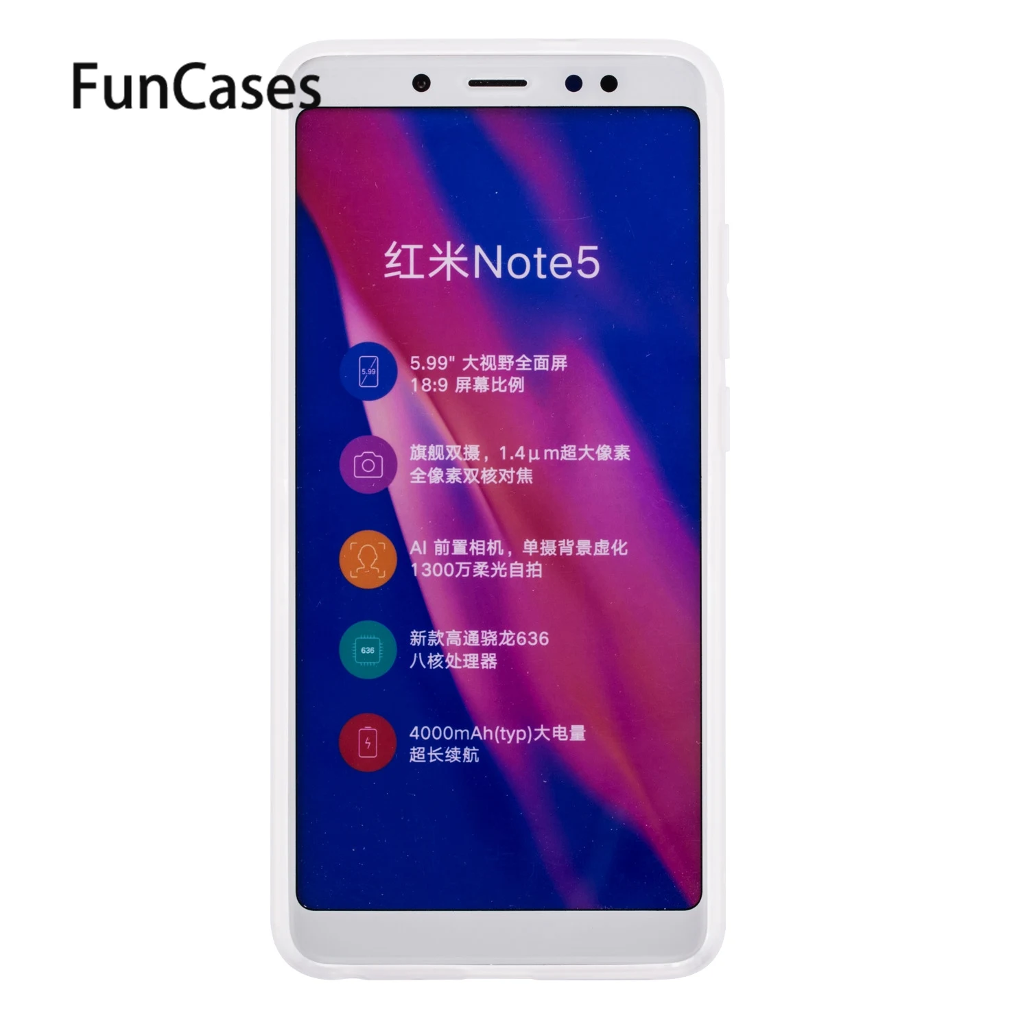 Полузакрытые Чехлы для телефона Redmi Note 5 Pro мягкие силиконовые чехлы Ajax Xiaomi estuche