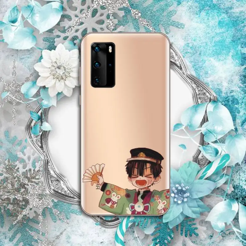 

Jibaku Shounen Hanako Kun Toilet-bound Phone Case Transparent for huawei honor P 40 30 20 lite Pro 10 i 8 9 x p smart 2019