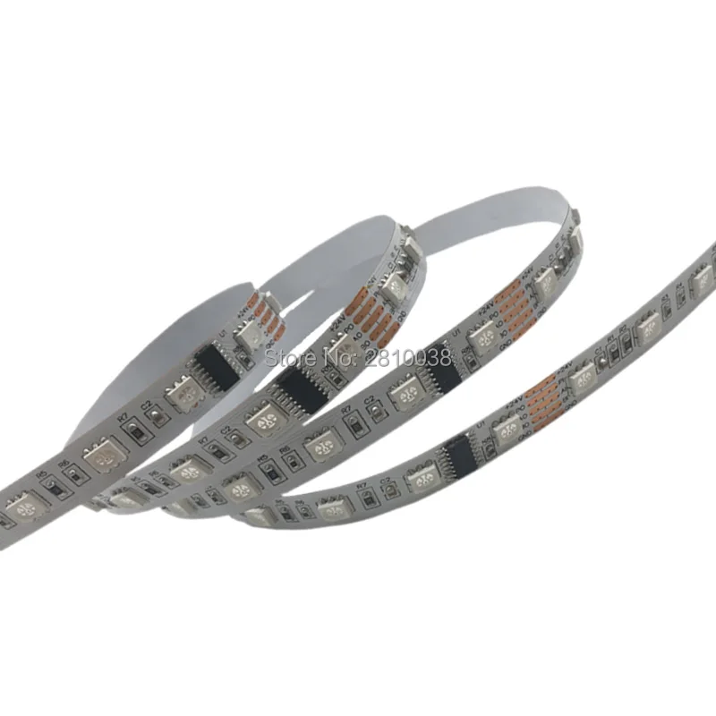 100 м/лот SM16512 DC12V волшебный цвет Светодиодная Пиксельная полоса dmx512 60