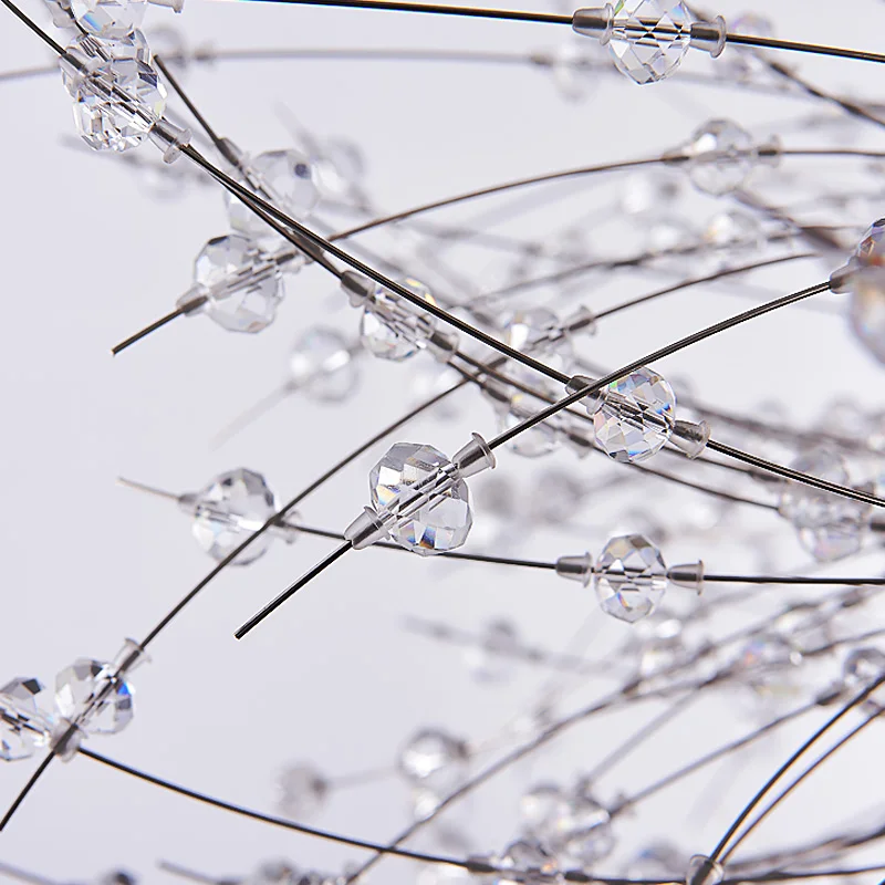 Современные новые прямоугольные дизайнерские одуванчики светодиодные люстры