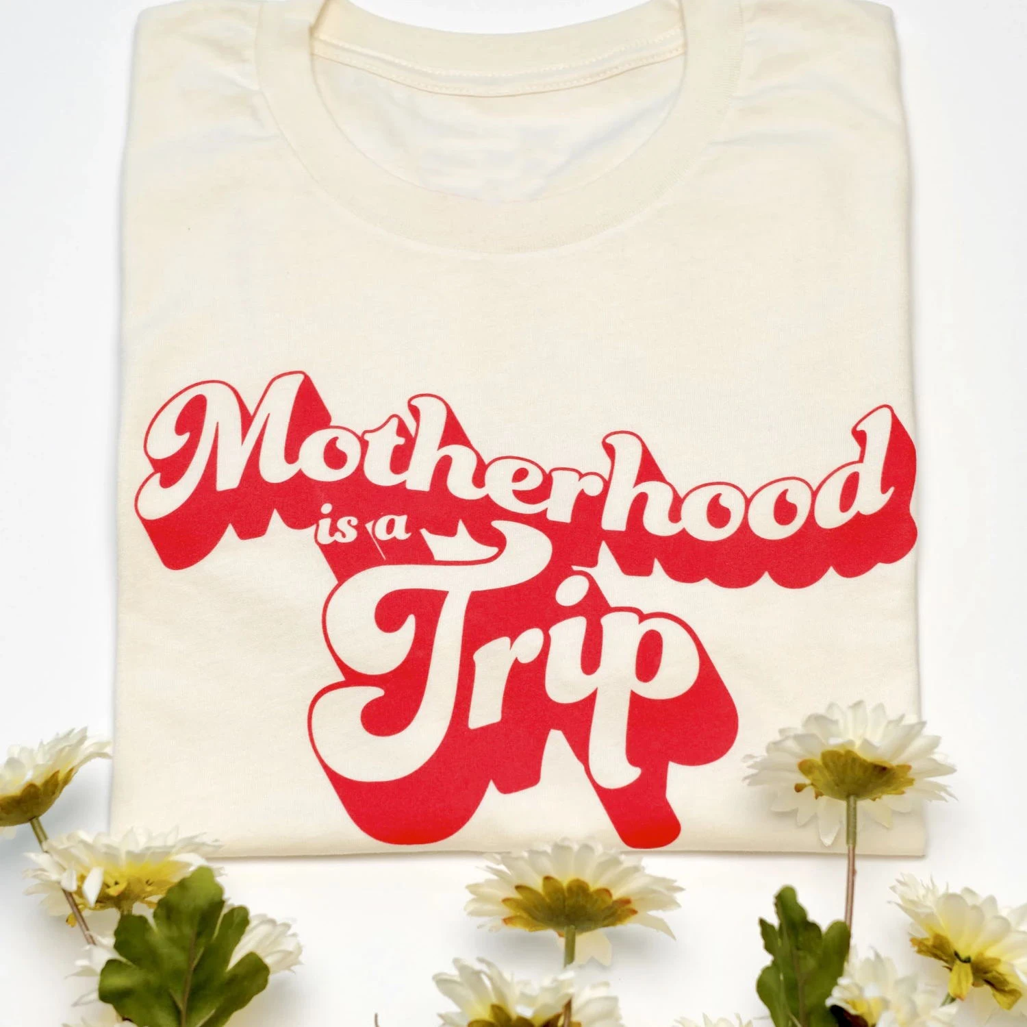 Материнство это свободное путешествие Футболка 100% хлопок Женская Цитата подарок