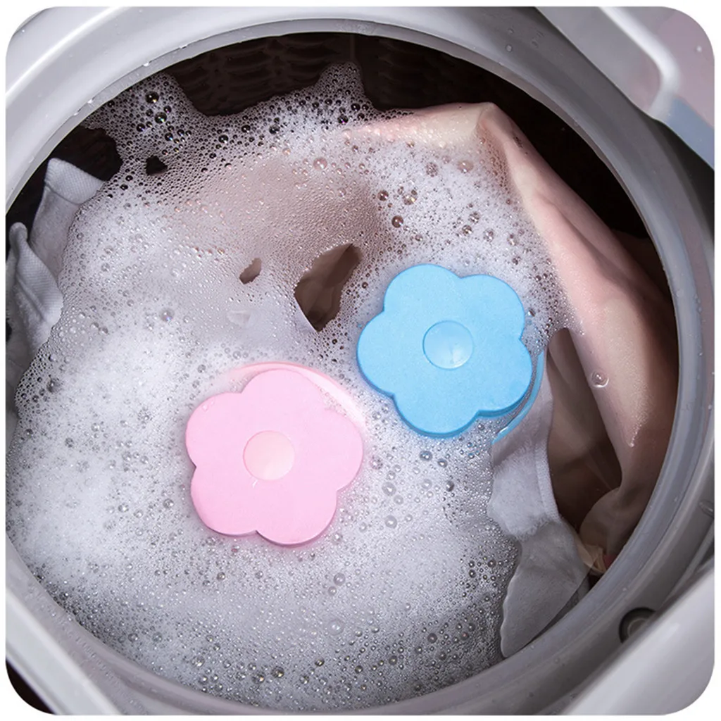

2PCS Laundry Cleaner Floating Pet Fur Catcher Washing Machine Accessories Filtering Hair Wool Laundry Hair Remover