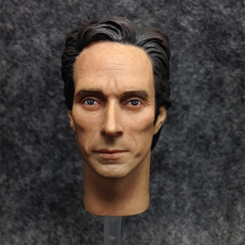 

1/6 Scale Handmade Head Sculpt European and American Men Head Carvings Model for 12'' Action Figure Body Dolls Toys DIY
