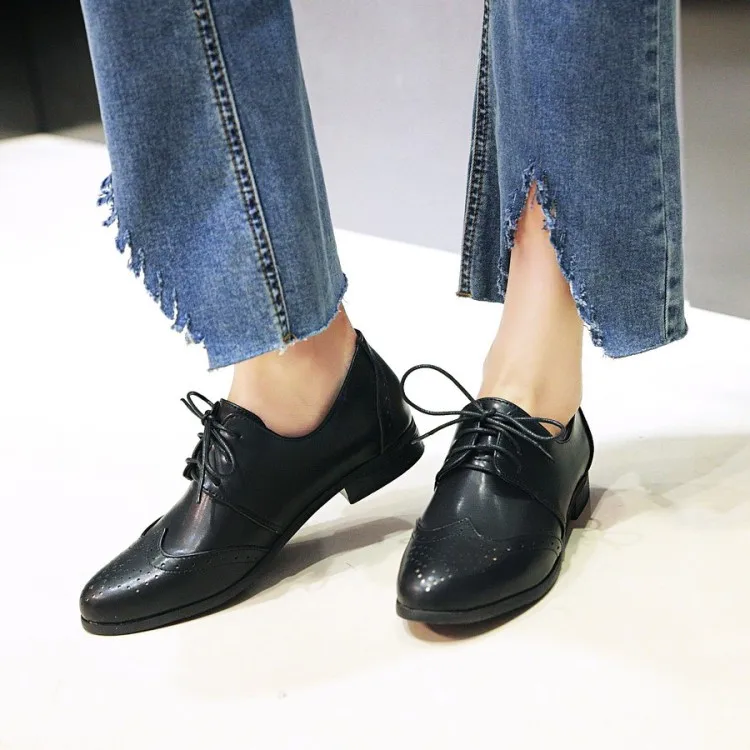 Большие размеры 1 Женская обувь на платформе и каблуке Женские туфли лодочки с