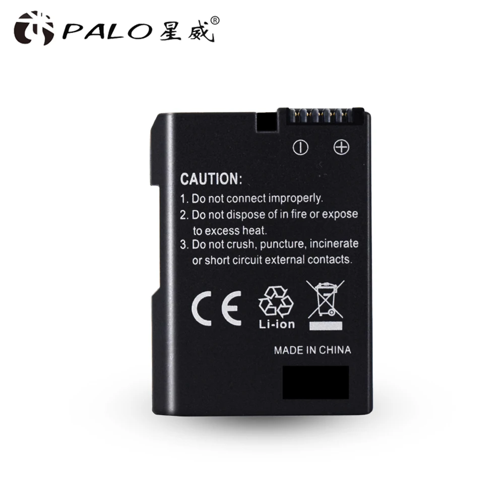 Palo 2 шт. EN EL14 ENEL14 1200 мА/ч Батарея для Nikon P7800 P7700 P7100 P7000 D5500 D5300 D5200 D3200 D3300 D3400 D5100 D3100|battery