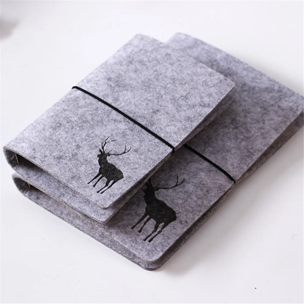 Из мультфильма Холодное сердце 1 шт. чехол из фетра Тетрадь A5/A6 отрывными листами