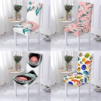 sea pattern p high living chair covers animal party holiday chair slipcover chairs kitchen spandex seat cover wedding