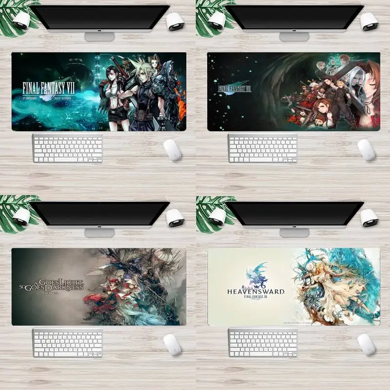 

Final Fantasy Rubber Mouse Mat Pad Animation Gaming Mousemat XL Large Soft Keyboard PC Desk Mat Takuo Computer Tablet Mousepads