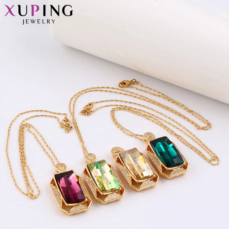 Xuping модные ювелирные изделия ожерелья с подвесками милые кристаллы от Swarovski