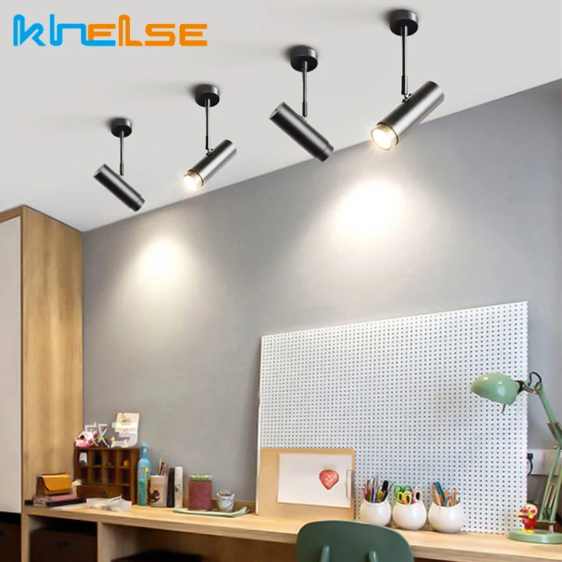 Светодиодный Трековый светильник с регулируемой яркостью складной для