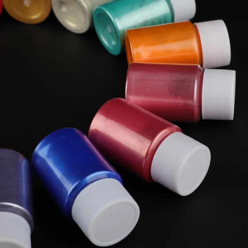 

20/30/40/45Colors Cosmetic Grade Pearlescent Natural Mica Mineral Powder Pigment X7YA