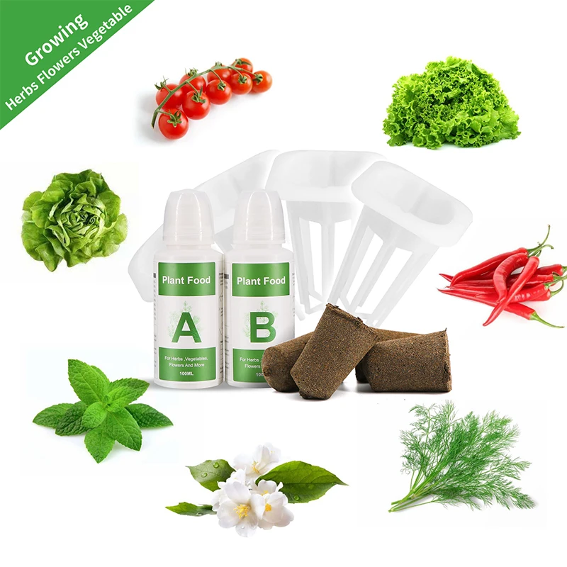 Ecoo Grower губка кубов растительная пищевая пластиковая корзина Экологичная