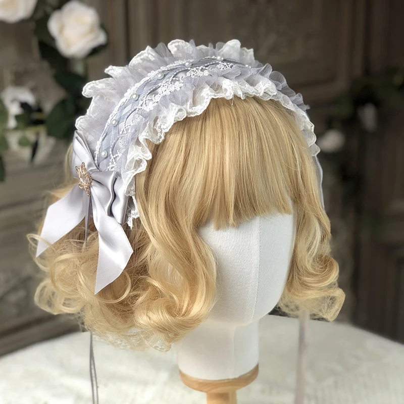 

Star Picking Magic Angel Street Original Handmade Headdress Lolita Hairband Kc Side Clip Girl Hair Accessory Headband Women