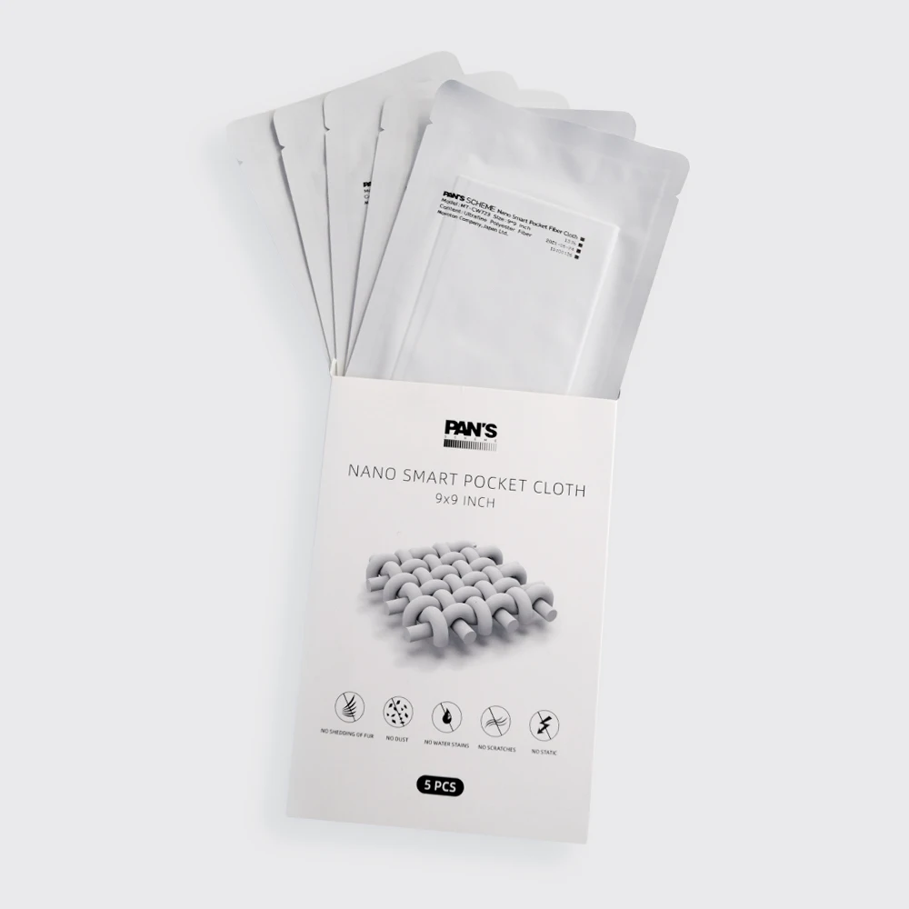 

PAN'S SCHEME Nano Ultrafine Polyester Fiber Vacuum Cleaning Cloth Wipes Screen Lenses Glasses Phone DSLR Camera Computer Jewelry