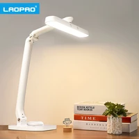 laopao led desk lamp foldable stepless dimming 360 degree rotatable touch 5 color 1400mah usb recharge eye protect table light