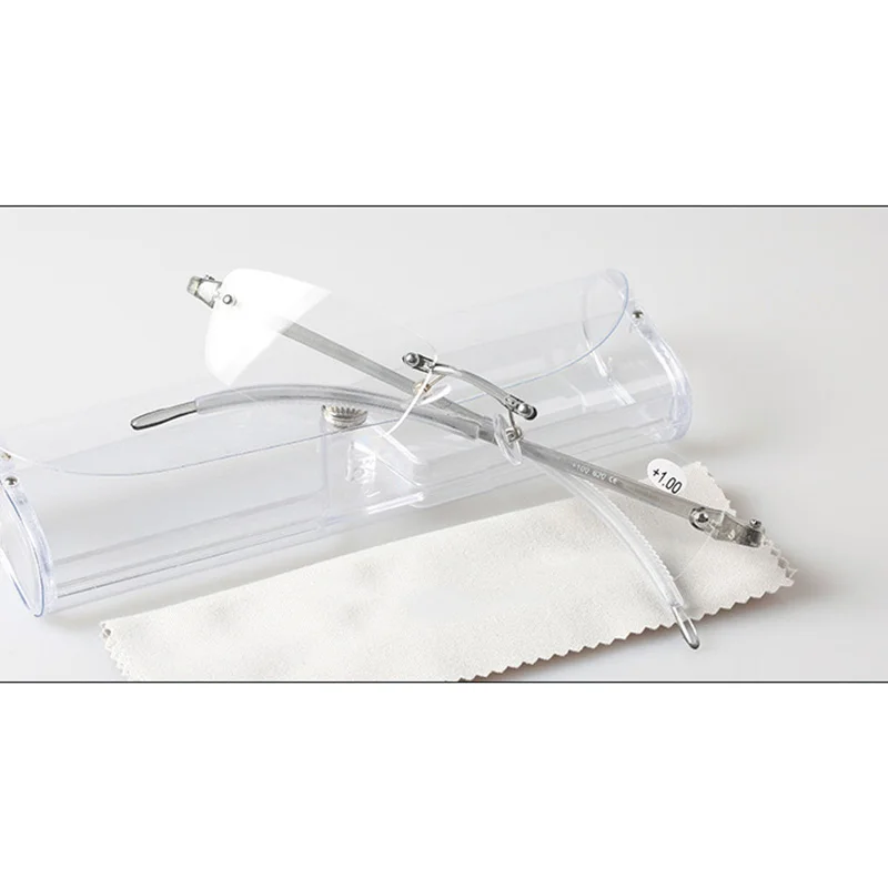 Gray TR90 Reading Glasses Unisex RImless Presbyopic +0.5+0.75 +1 +1.25 +1.5 +1.75 +2 +2.25 +2.5 +2.75 +3.25 +3.5 +3.75+4 | Аксессуары